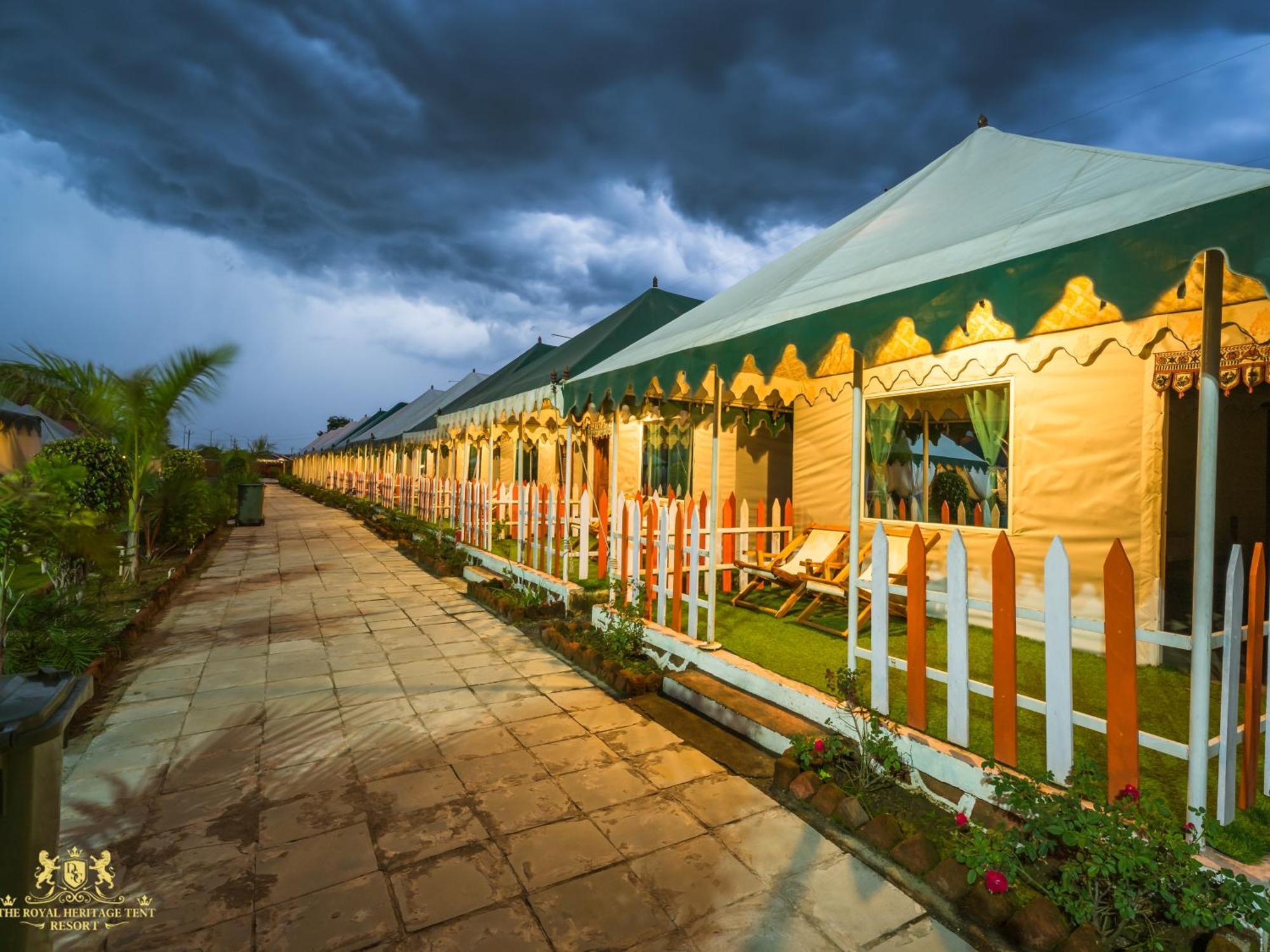 The Royal Heritage Tent Resort- Statue Of Unity Kevadia Exterior foto